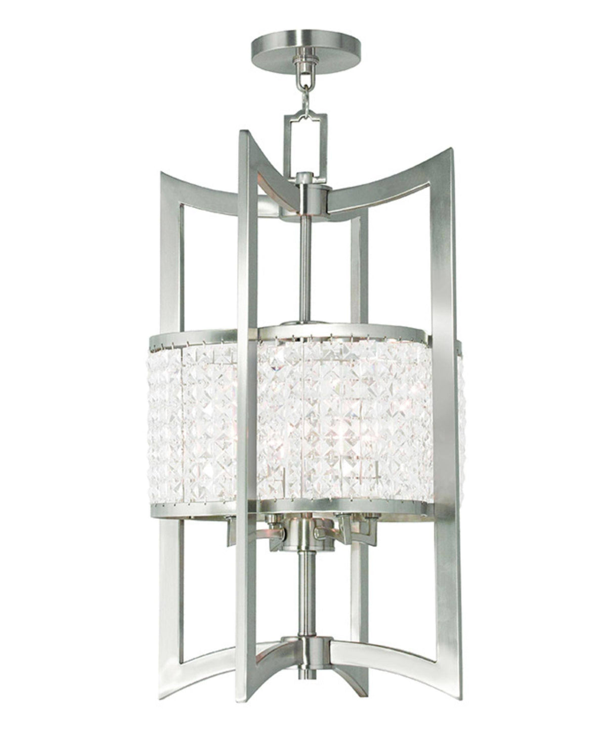 Brushed Nickel 4 Light Lantern R16049