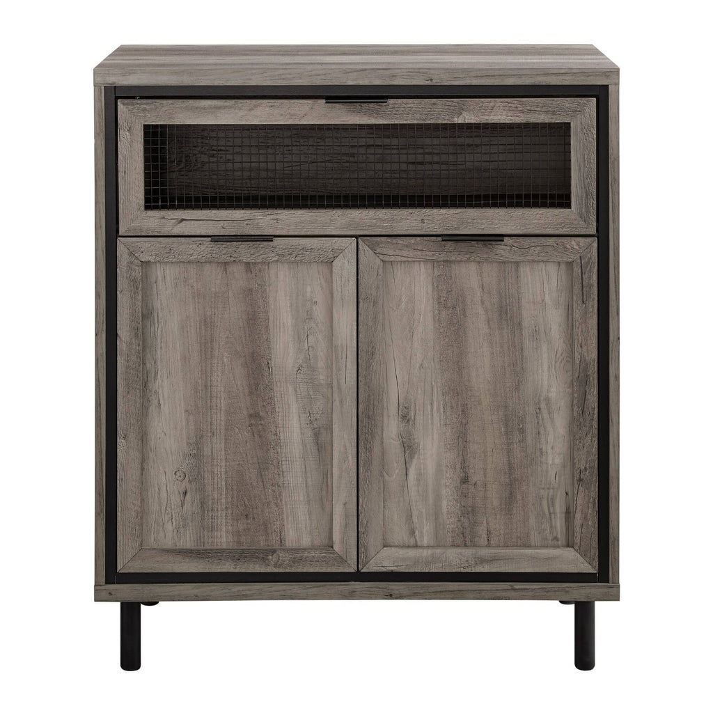 Grey Wash 2-Door Accent Cabinet G177984