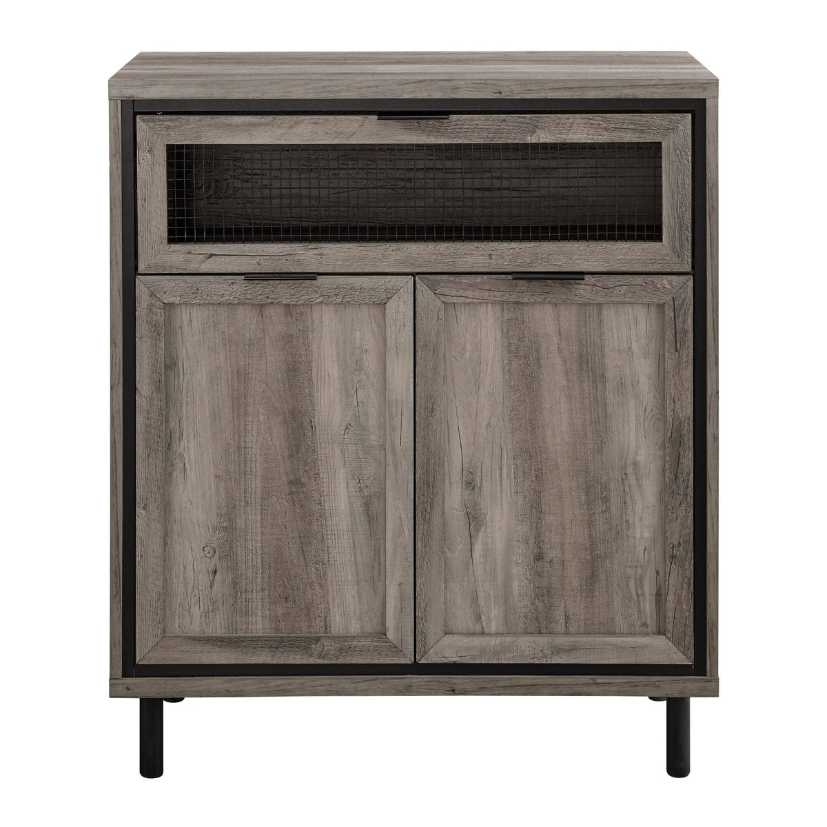 Grey Wash 2-Door Accent Cabinet G177984