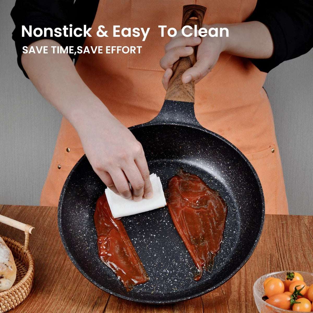 Nonstick Frying Pan with Lid 11" Saute Pan G923108