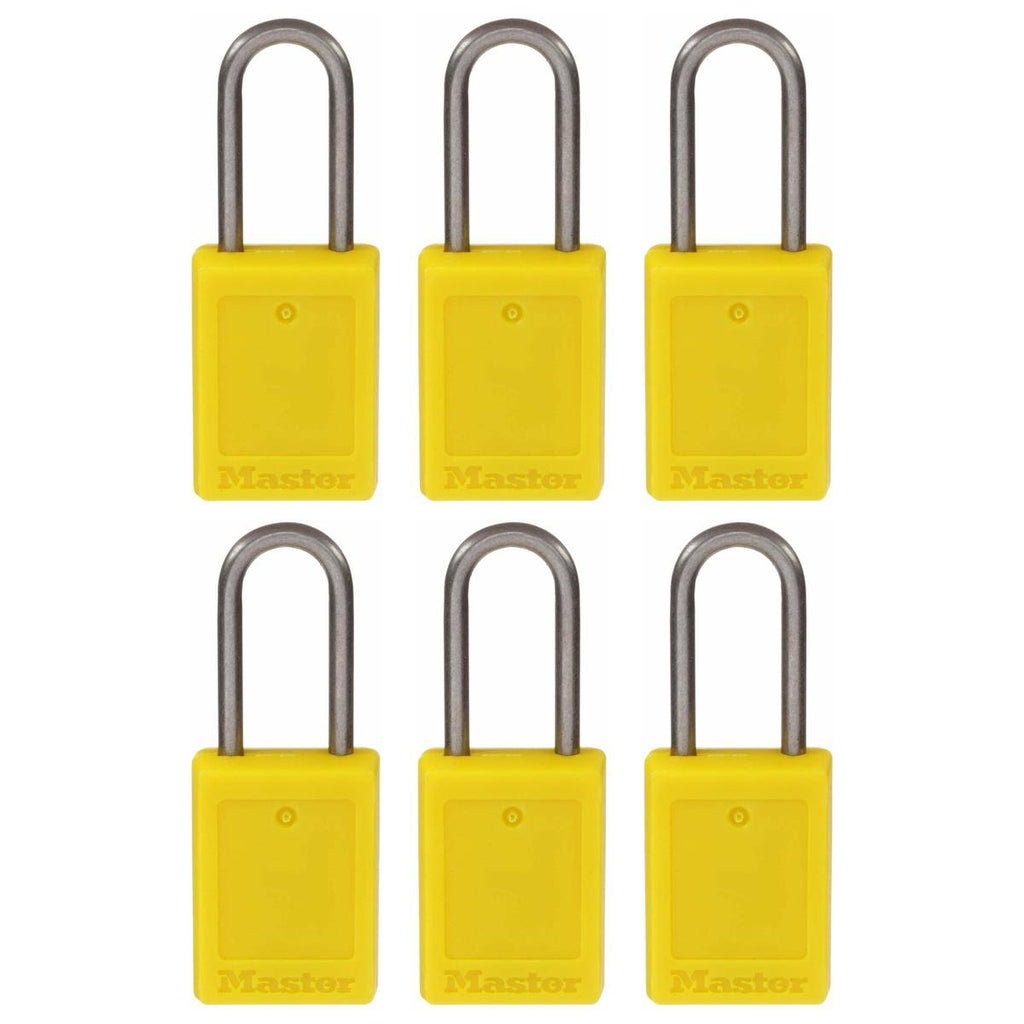 Yellow Lockout Padlock, PK6 J40115