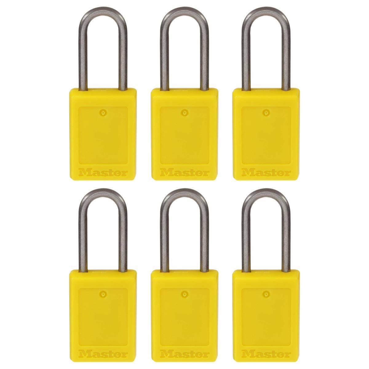 Yellow Lockout Padlock, PK6 J40115