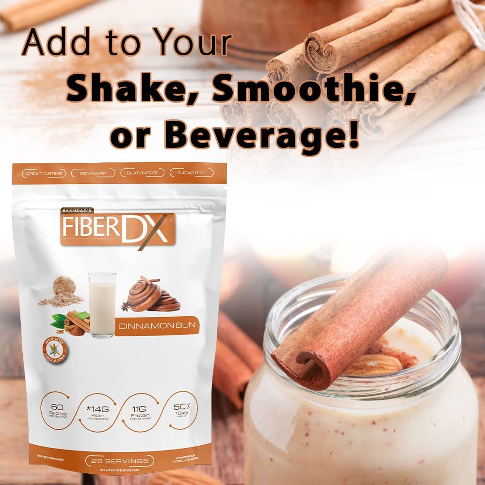 Fiber Supplement, Cinnamon Bun, 600g W869