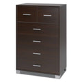 Natural Oak 6 Drawer Vertical File I487511