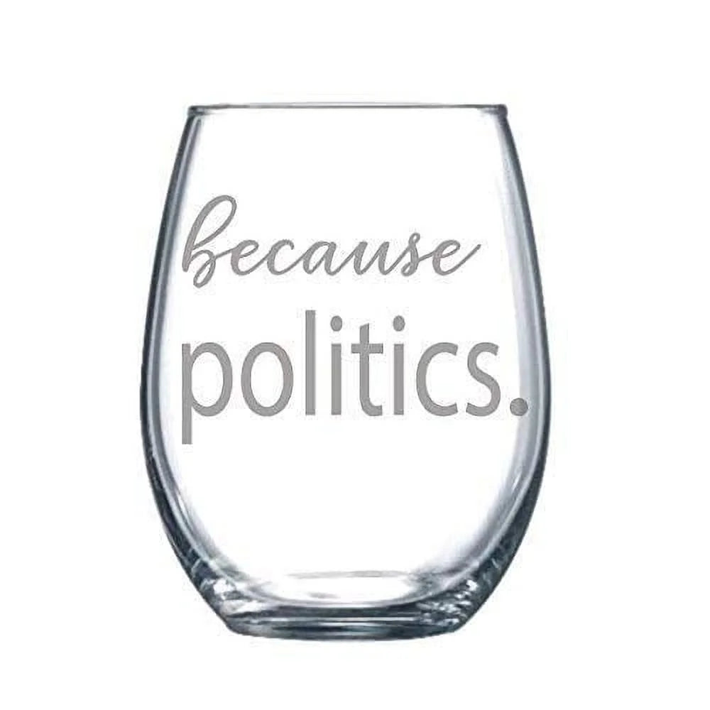 Laser Etched Wine Glass 17 Oz T70890