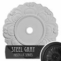 Steel Gray Angel Ceiling Medallion H5994