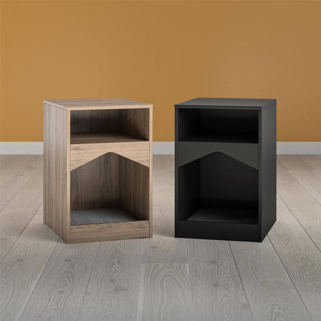 Black Cat House End Table W9881