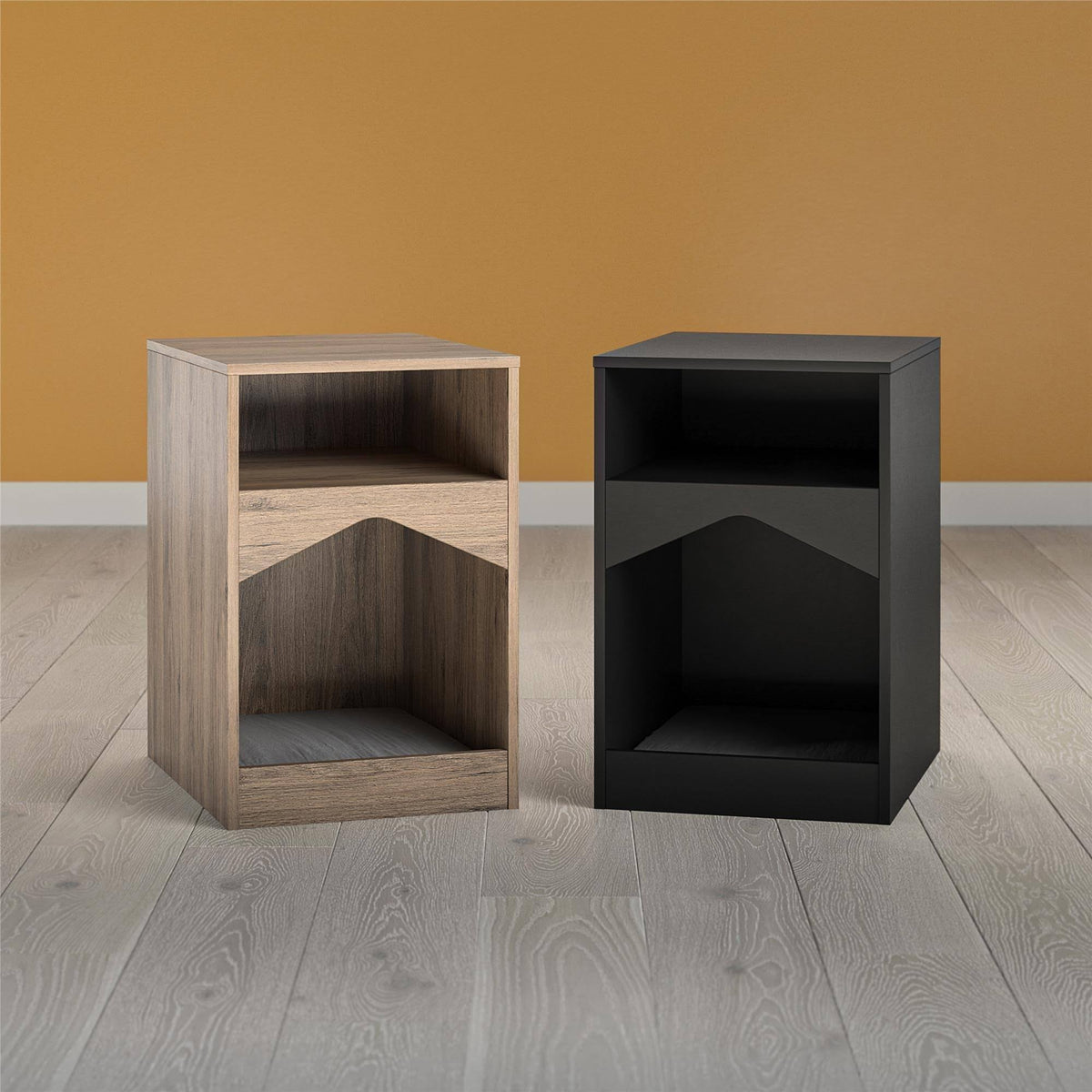 Black Cat House End Table W9881