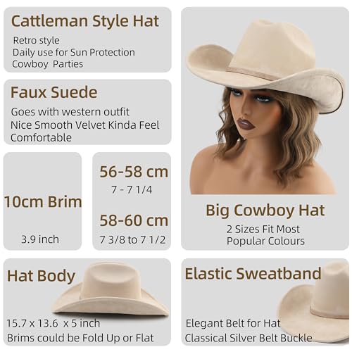 Wide Brim Cowboy Hat S9801