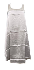 Beige Satin and Rib Nightgown F279112