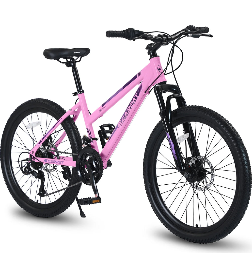 24 inch Kids Mountain Bike with Disc Brakes & 21 Speed E494