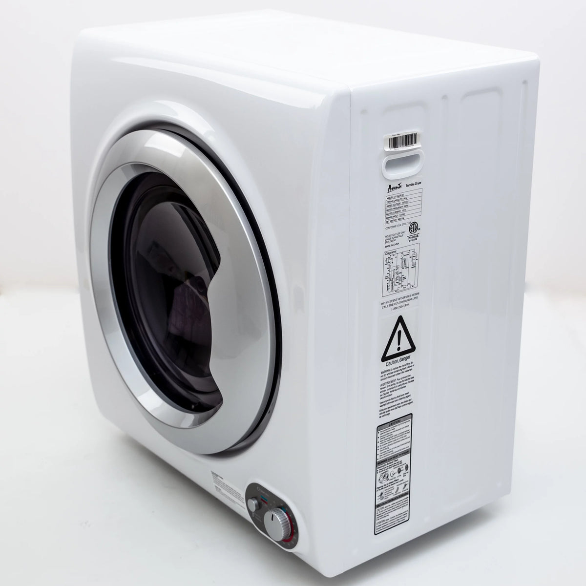 2.6 Cu. Ft. Front Load Electric Dryer White B823
