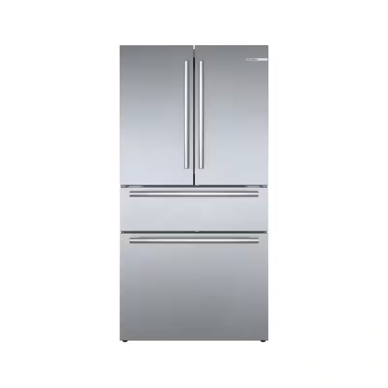 36 in. 21 cu ft Smart Counter Depth French Door Refrigerator in Stainless Steel Q89800