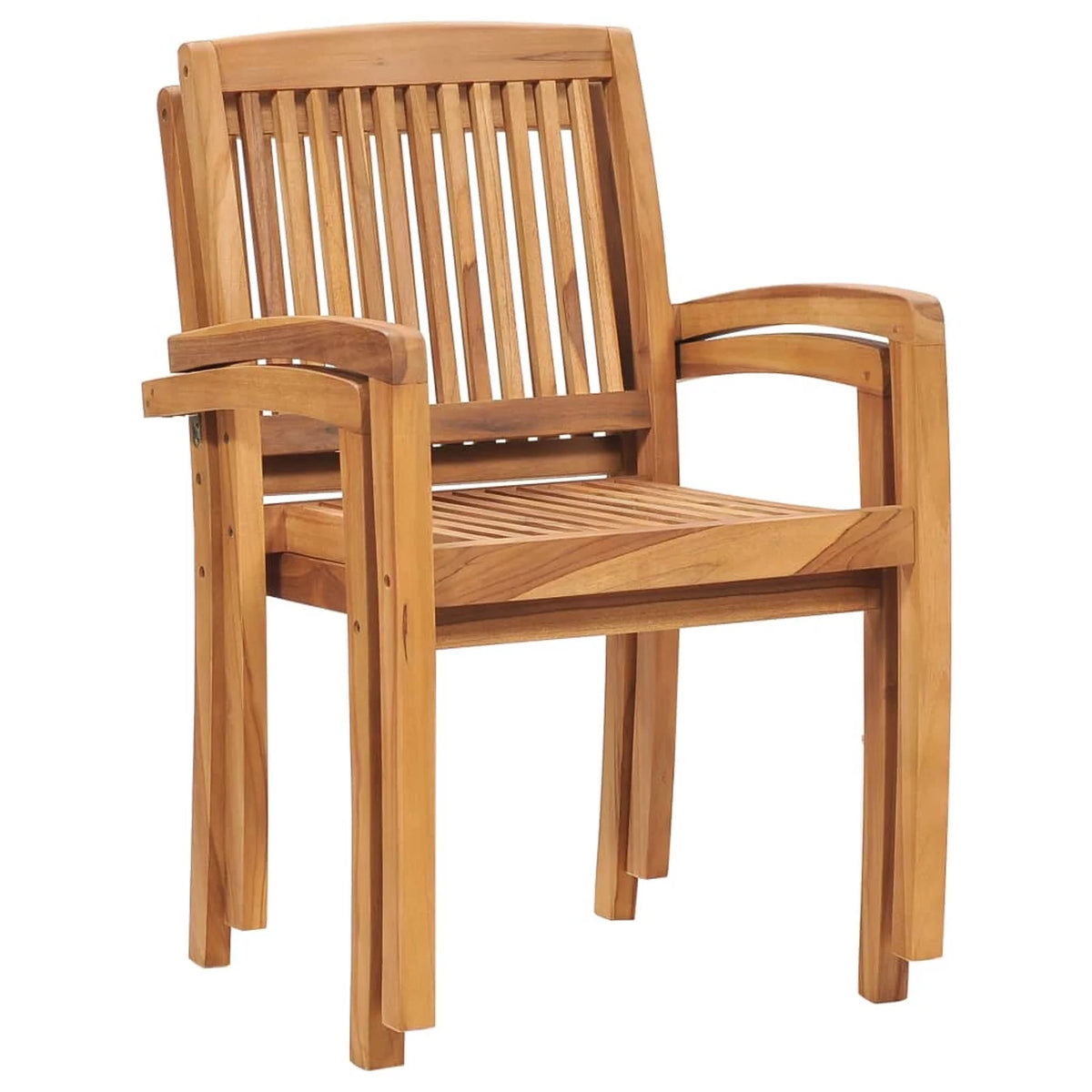 Patio Chairs 2 pcs with Anthracite Cushions Solid Teak Wood R62729