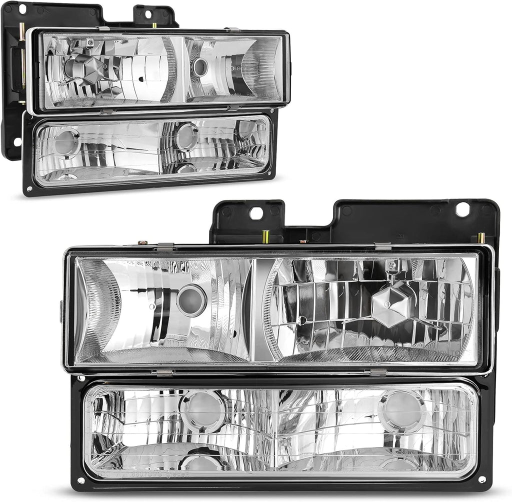 Headlight Assembly with Bumper Lights Pack of 2 W6987