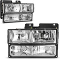 Headlight Assembly with Bumper Lights Pack of 2 W6987
