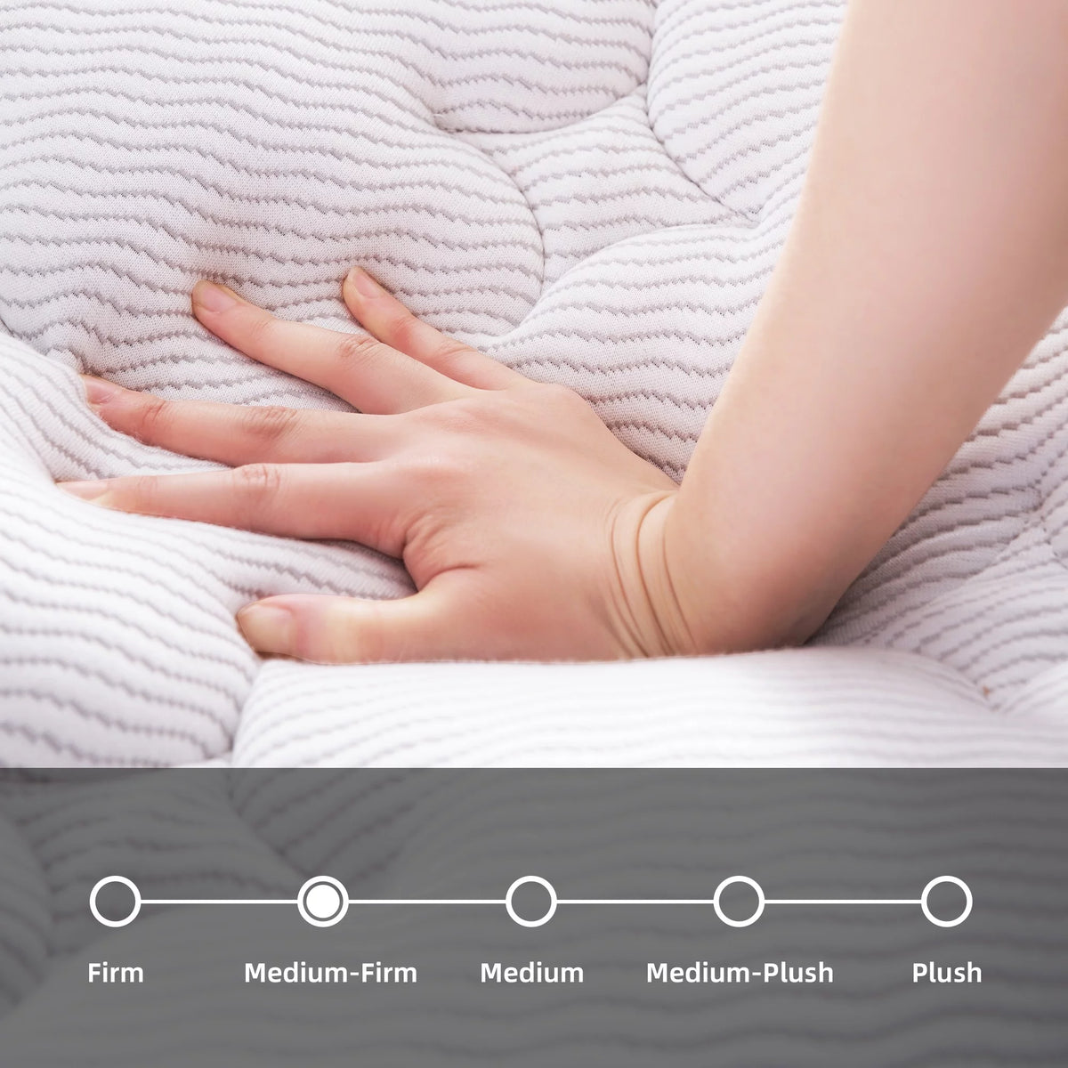12 inch Medium-Firm Gel Memory Foam Hybrid Mattress K530731