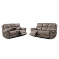 Sand Sofa and Loveseat Recliner 2-Piece Set C45814