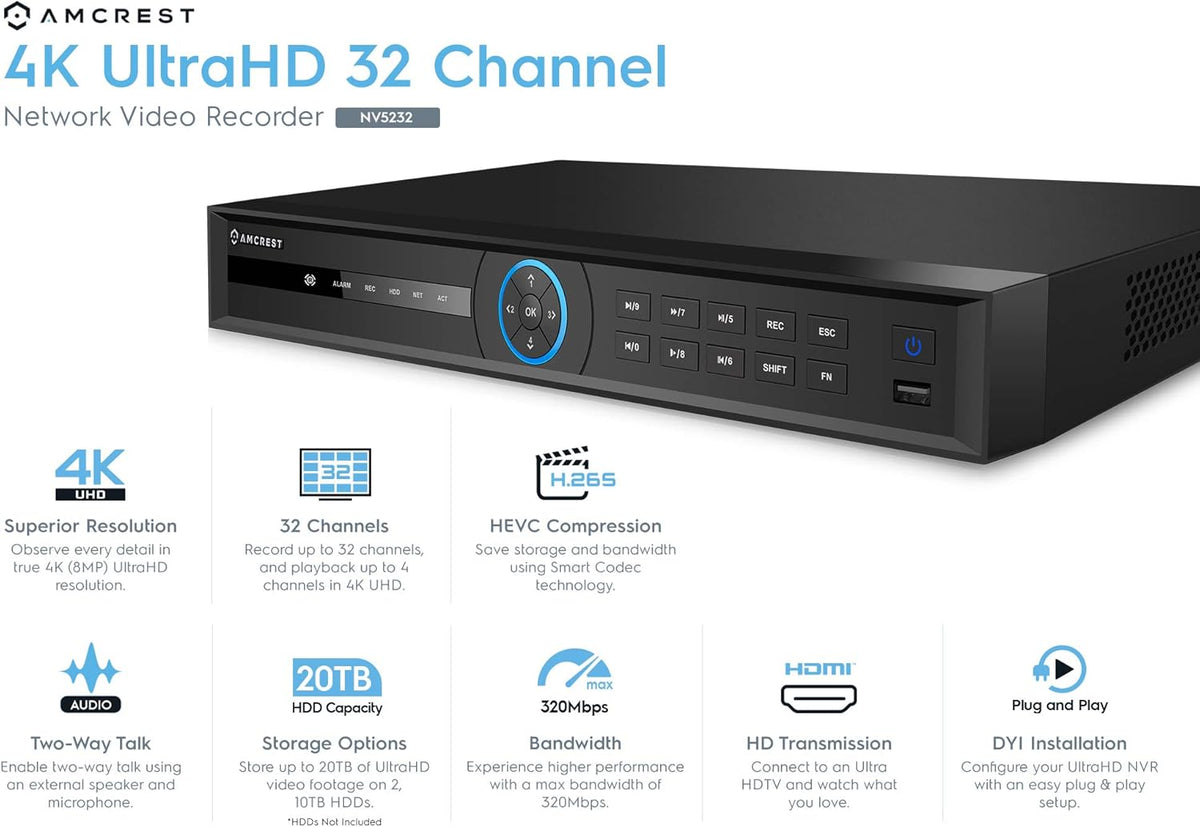 4K Network Video Recorder T56730