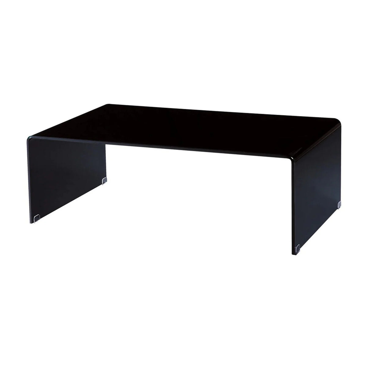Black Tempered Glass Coffee Table X648473