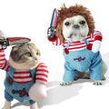 Dog Scary Transformation Costume with Wig T51514