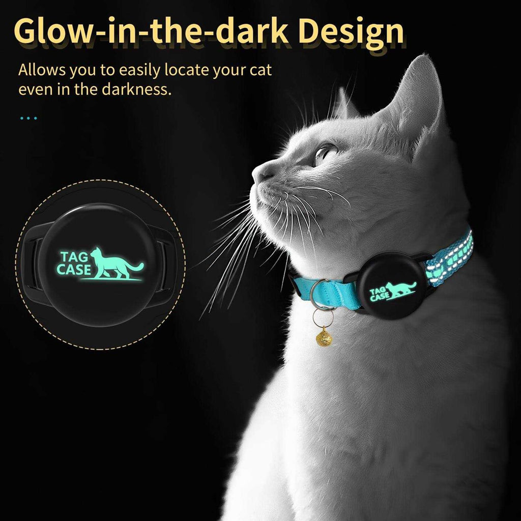 Reflective Cat Collar with Airtag Holder Z963010