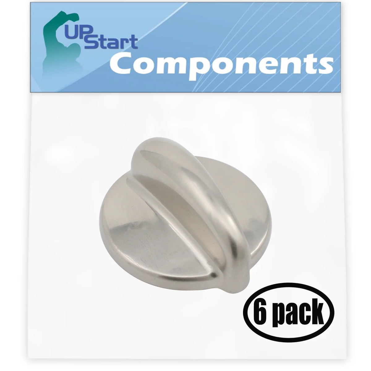 6 Pack Replacement Surface Burner Control Knob B628