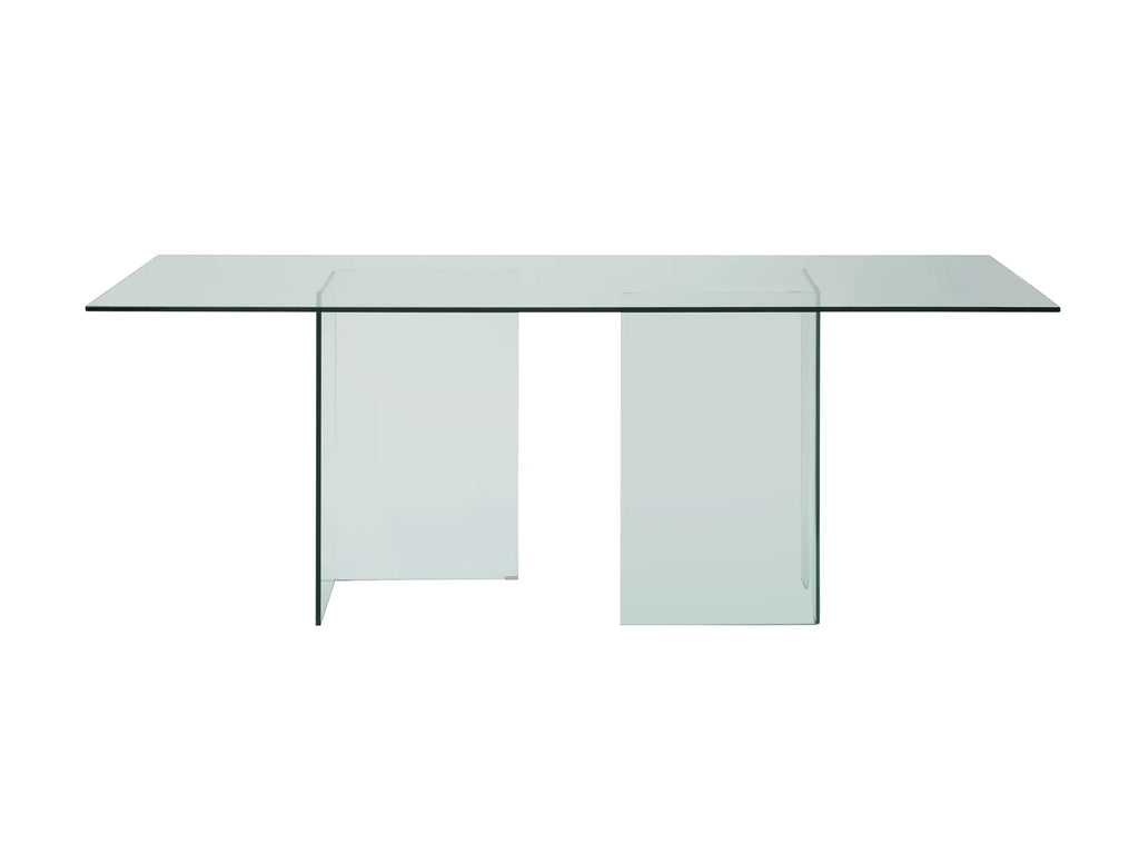 Clear Glass Dining Table G91407