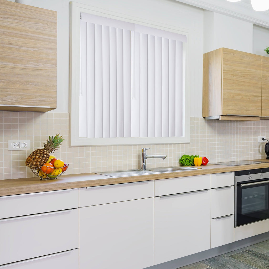 63 x 72 in. Plastic and Steel Vertical Blind F56268