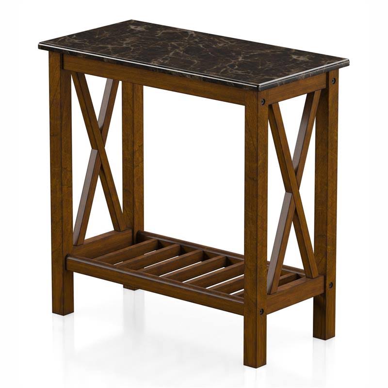 Brown Wood Side Table X6058