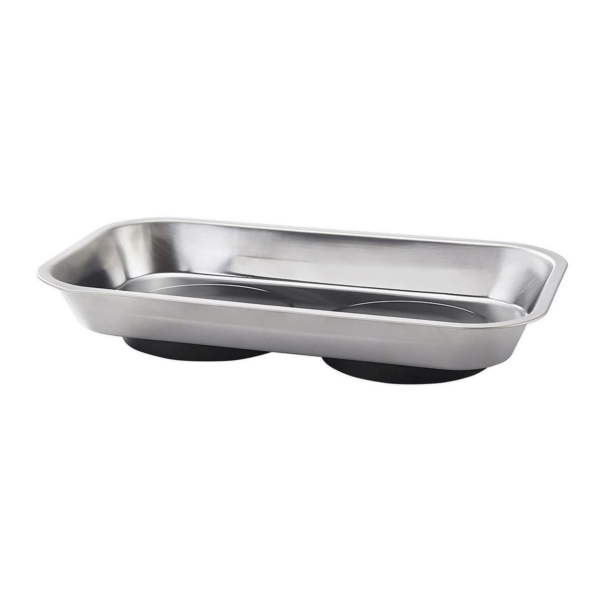 9-1/2 in. x 5-1/2 in. Magnetic Stainless Steel Parts Tray Y90411
