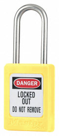 Yellow Lockout Padlock, PK6 J40115