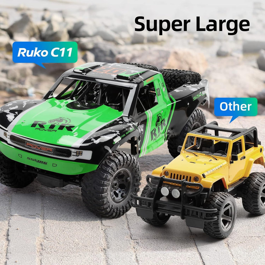 2.4 GHz Waterproof 4WD RC Monster Truck with 2 Rechargeable Batteries C6920