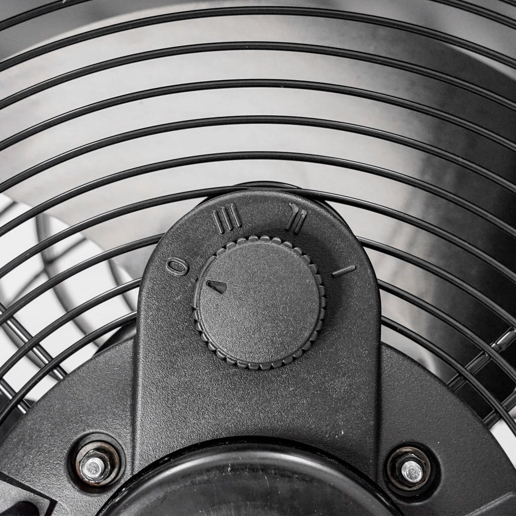 Black & Red 16 inch 2-Speed Turbo Drum Fan O212
