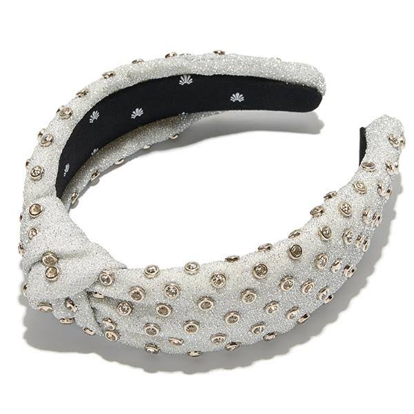 Silver Crystal Headband E7209