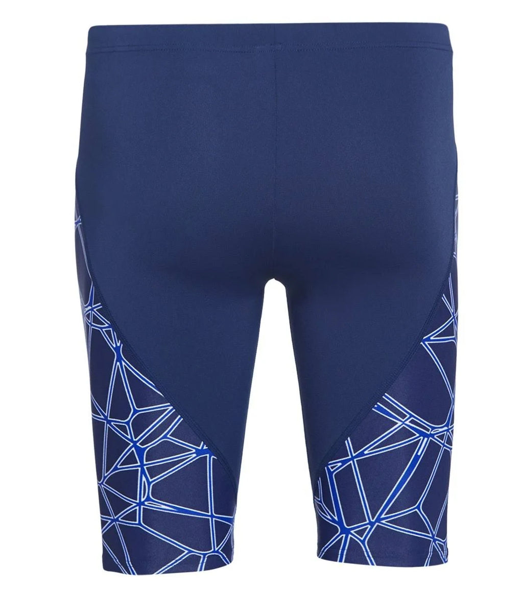 Navy/Neon Blue Jammer Swimsuit V183295