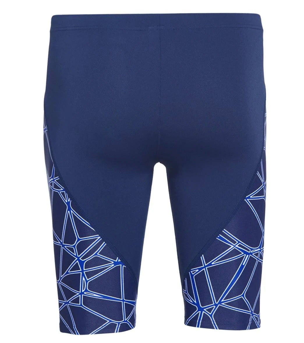 Navy/Neon Blue Jammer Swimsuit V183295