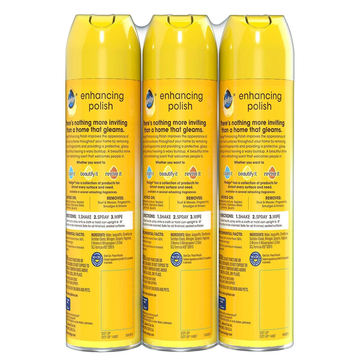 Lemon Furniture Polish 3 pk Z380