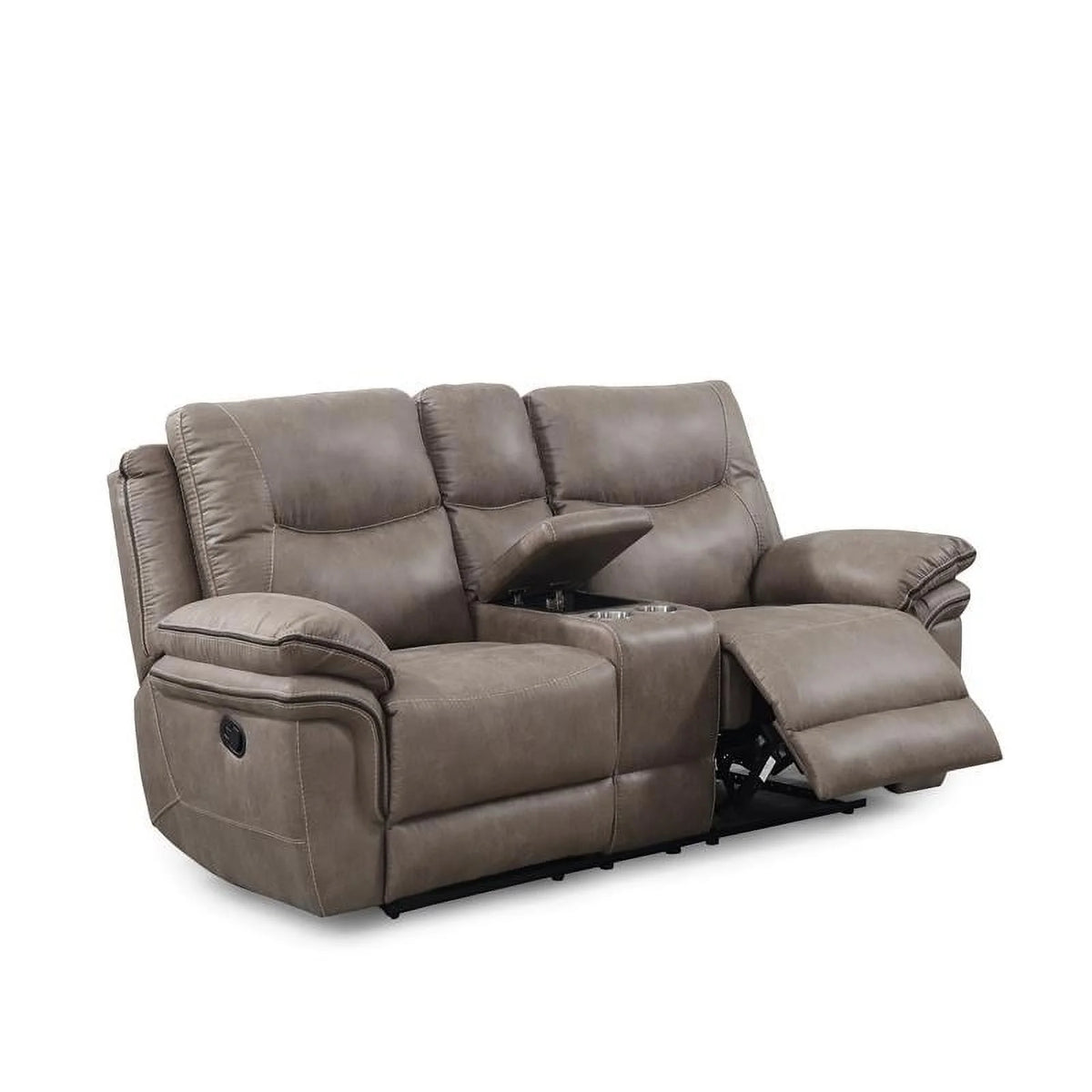 Sand Sofa and Loveseat Recliner 2-Piece Set C45814
