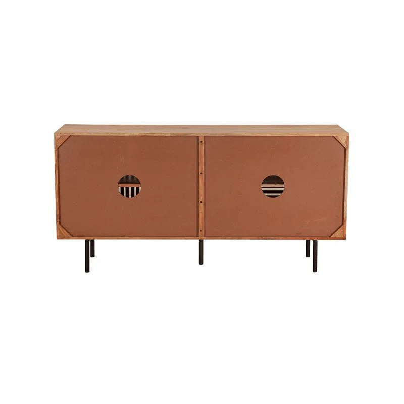Solid Acacia Wood Sideboard S193902