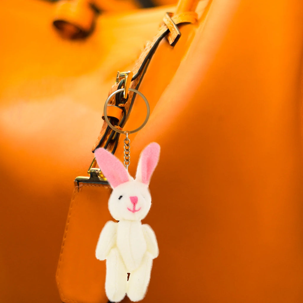 45 Pcs Mini Rabbit Plush Toy Car Accessories F546071