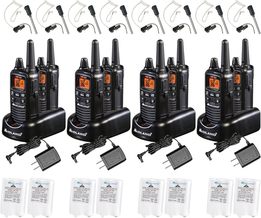 36 Channel FRS Two-Way Radio Walkie Talkie (Pair Pack) (Black) Z565333