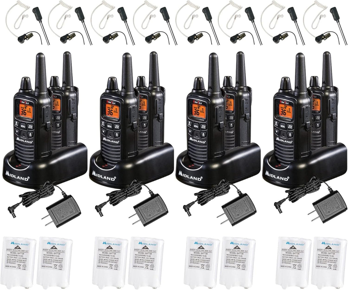 36 Channel FRS Two-Way Radio Walkie Talkie (Pair Pack) (Black) Z565333