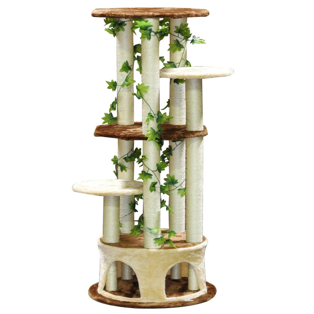 61 Cat Tree House Furniture with Leaves N843