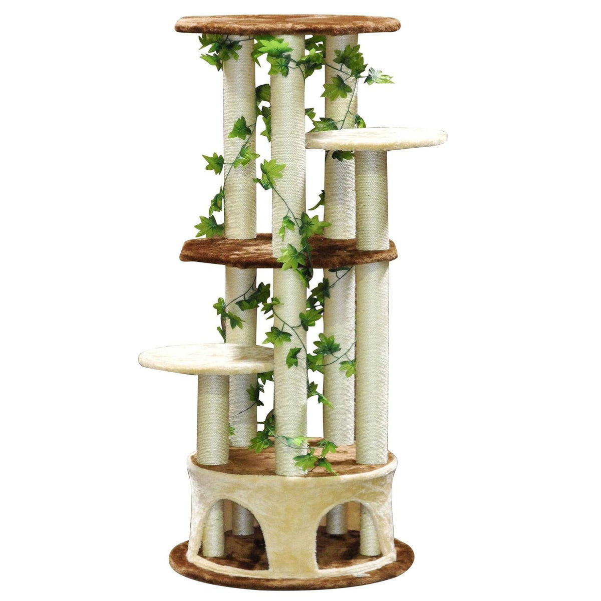 61 Cat Tree House Furniture with Leaves N843