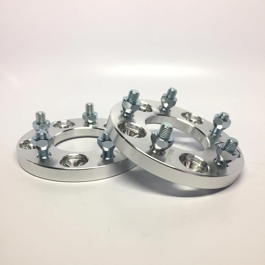 2 Pieces 15mm Wheel Adapters 5x100 Hub to 5x114.3 12x1.5 Studs 67.1mm Center Bore Q764