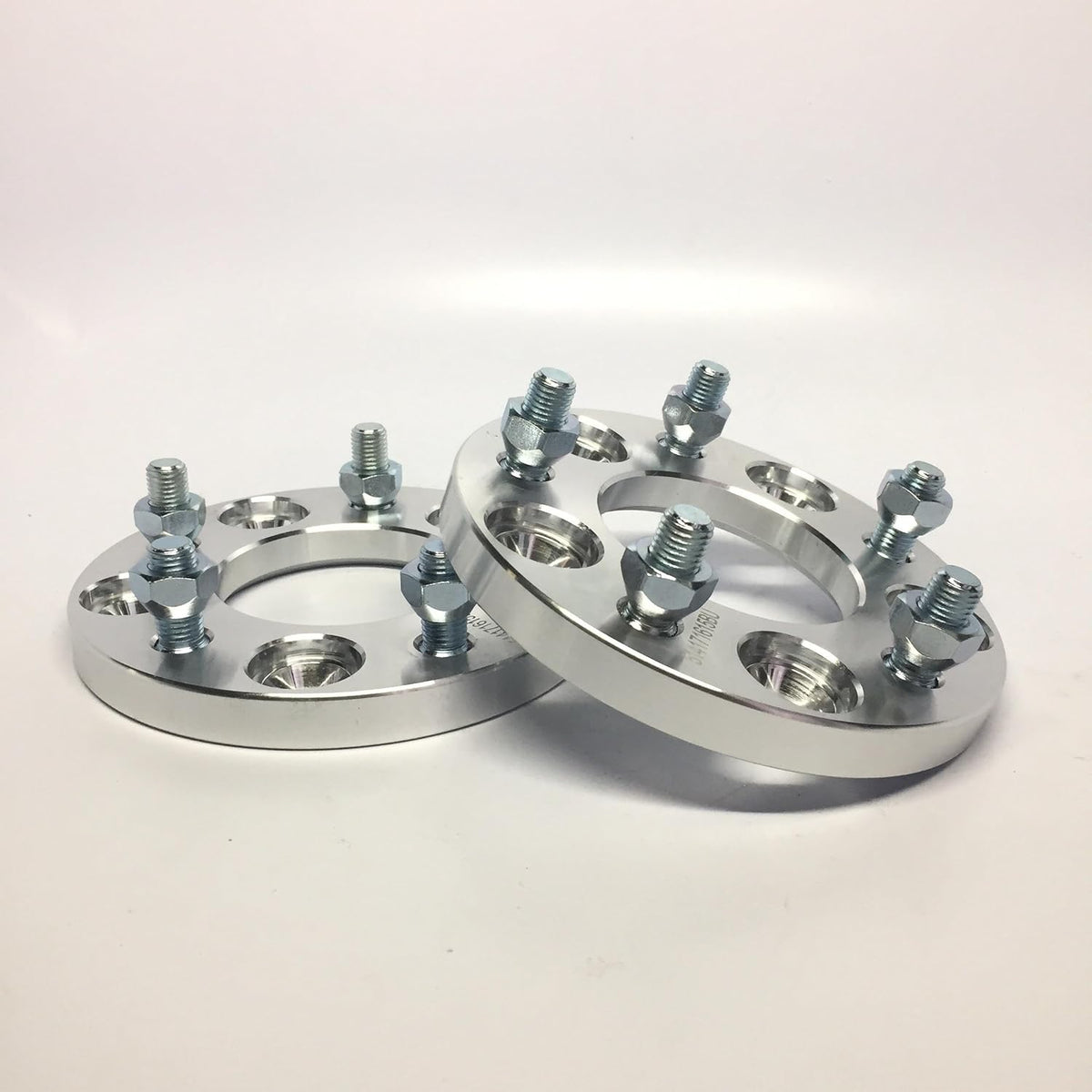 2 Pieces 15mm Wheel Adapters 5x100 Hub to 5x114.3 12x1.5 Studs 67.1mm Center Bore Q764