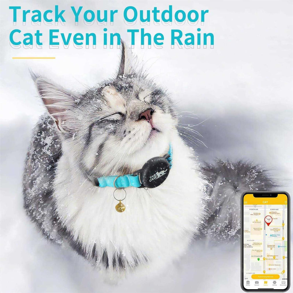 Reflective Cat Collar with Airtag Holder Z963010