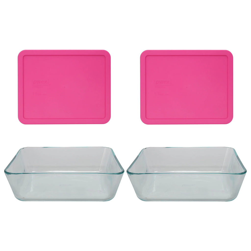 Glass Food Storage Dish with Lid 2-Pack A569
