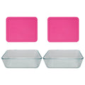 Glass Food Storage Dish with Lid 2-Pack A569